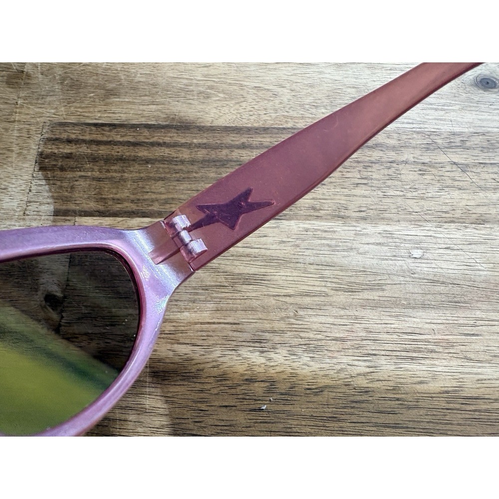 Women's Pink Biker Sunglasses Pink - Picture 3 of 3